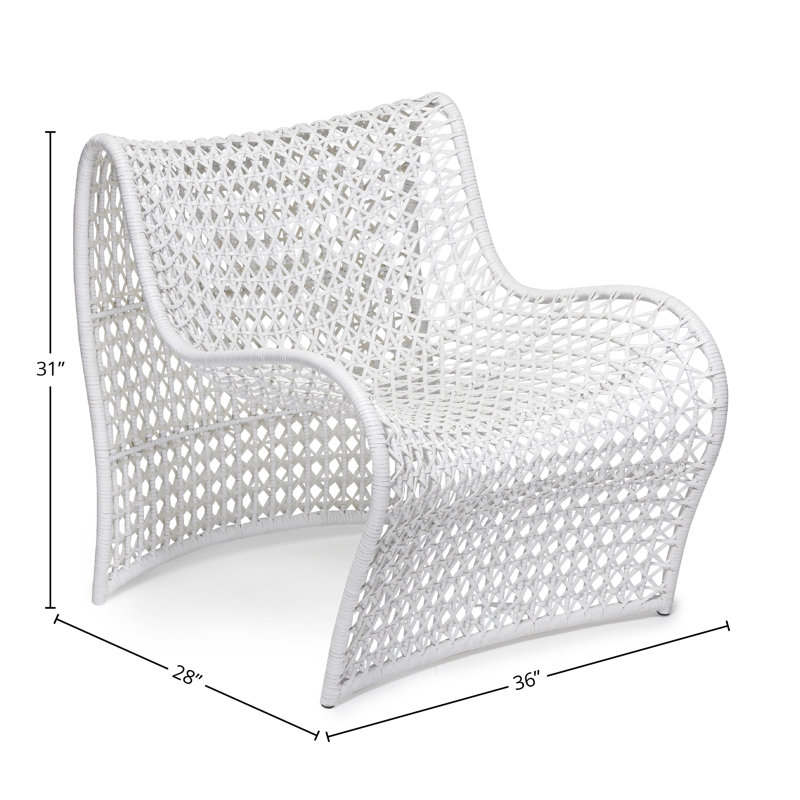 Oggetti Lola Vinyl Outdoor Lounge Chair & Reviews | Wayfair